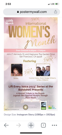 Lift Ever Voice Women's Month Free Concert