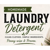 AVF Homemade Laundry Detergent - Downloadable Recipe