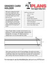 Graded Sports Card Holder Downloadable Plans