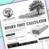 Board Foot Calculator – Printable PDF Download
