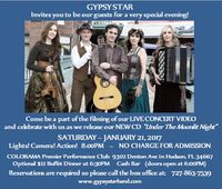 Gypsy Star CD Release Party and Concert