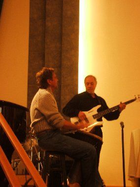 Hal Tuller on percussion & BP...what a duo!
