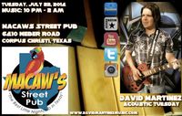 David Martinez - Macaw's Acoustic Tuesdays