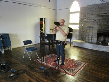 I know you have a cold Nick Dyson but I need 25 more trumpet parts in ten minutes! (Jan. 27, 2017)
