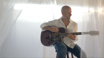 WC - PJ Zitarosa learned every insane note of the solo to match what Jeff Marshall played on the record, so the video and audio matched. It was freakin impressive.
