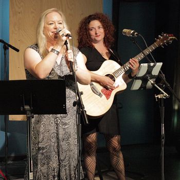 NLB cd release 5 Carla Buffa and I at the No Longer Broken cd release party at Ultimate Studios.
