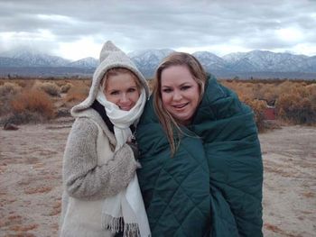 MeSherilynVid3 Me and makeup artist Sheryl on the Good As Gone video shoot. It was a little chilly!

