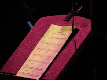 Vocal part for Billie Holiday's "Don't Explain," arranged by Anita
