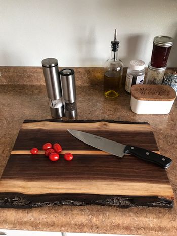 Live Edge Cutting Board (Black Walnut)
