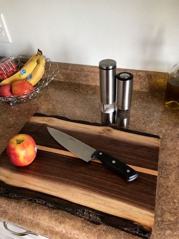 Live Edge Cutting Board (Black Walnut)
