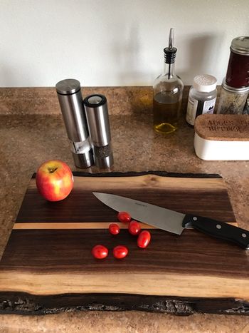 Live Edge Cutting Board (Black Walnut)
