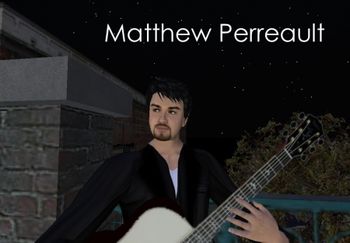 Matthew Perreault in Second Life, 2009
