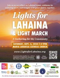 Lights for Lahaina (Dayan Kai to perform with WIlmont Kaumanu Kahaiali'i & JB Kahaiali'i)