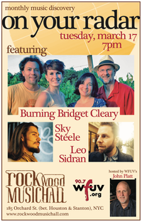 John Platt's "On Your Radar" Monthly Music Series