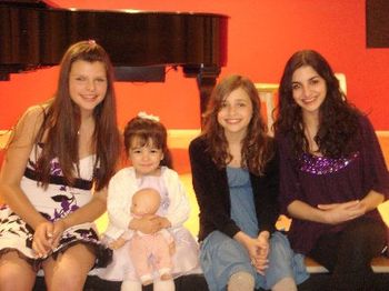 Some of my wonderful students with my daughter a our Recital, 2008
