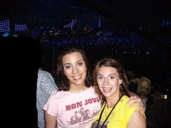 Me and my sister @ Bon Jovi, MSG-  July, 2008!!!
