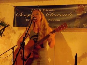 Live at Songwriters Serenade, Arcadia, 2013.
