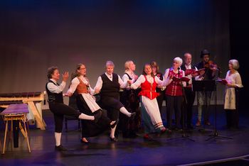World Music & Dance Concert Pioneer Park Theater, Fairbanks Summer Arts Festival, World Music & Dance Concert 2017. Folk dance and Norwegian singing students.
