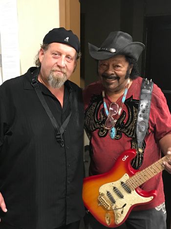 Me and Guitar Shorty at the Blues Bender Vegas
