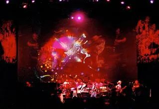 Me playing  with the Allman Brothers in Houston
