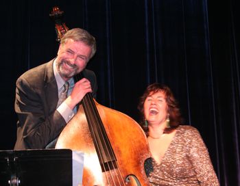 Sandra's tribute to the "Art of Nina Simone" show with Ken Anoe, Shirley Horn bassist extraordinaire
