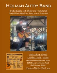 Holman Autry Band at the "Middle of Nowhere Farm Party"