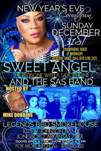 New Years Eve Countdown with Sweet Angel and the SAS Band