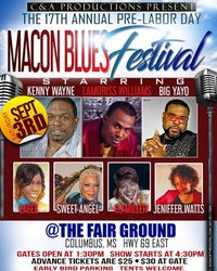 The 17th Annual Pre-Labor Day MACON Blues Festival