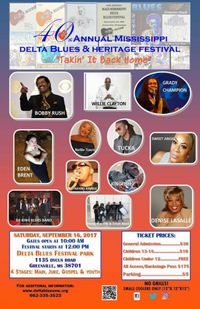 40th Annual Mississippi Delta Blues & Heritage Festival