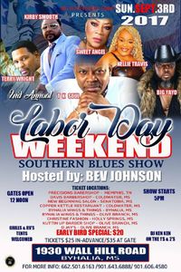 2nd Annual Labor Day Weekend Southern Blues Show