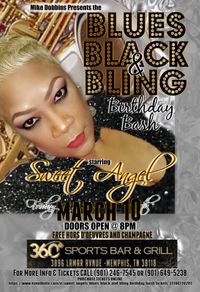 Sweet Angel's Blues, Black and Bling Birthday Bash