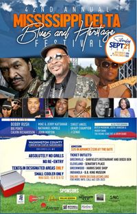 42ND ANNUAL MISSISSIPPI DELTA BLUES AND HERITAGE FESTIVAL
