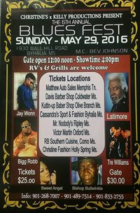 THE 6TH ANNUAL BLUES FEST