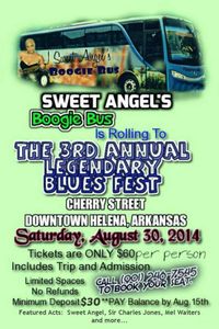 Sweet Angel's Boogie Bus to the 3rd Annual Legendary Blues Festival