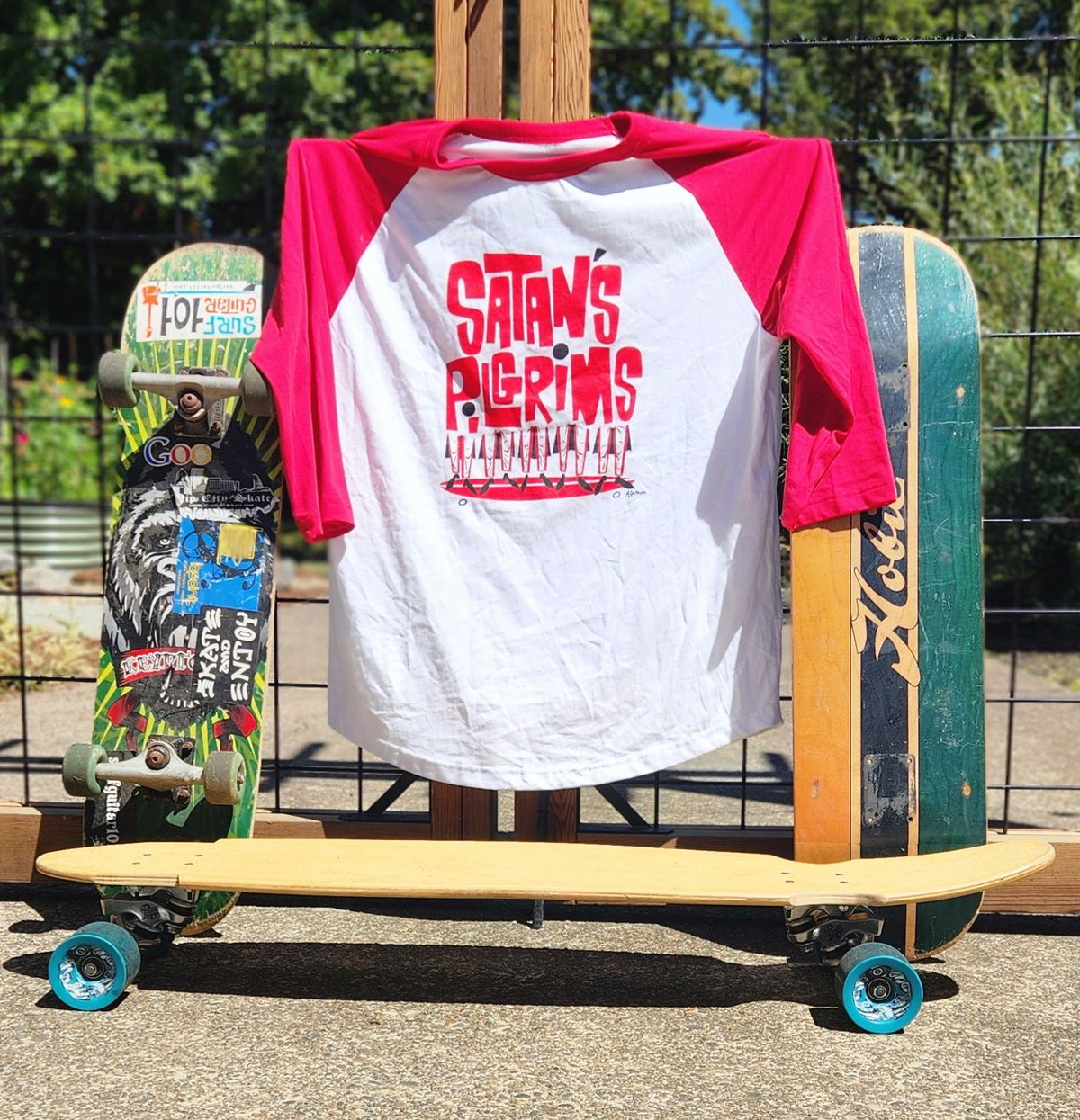 Raglan "Skate" 3/4 sleeve t-shirt