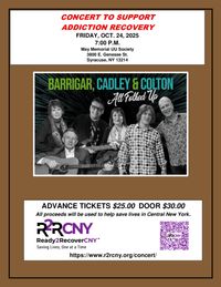 Barrigar, Cadley & Colton - Ready2Recover Concert 