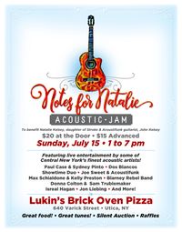 Notes fro Natalie Acoustic Jam