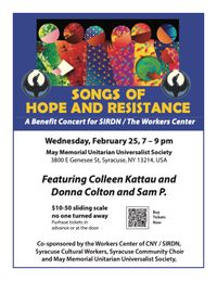 Songs of Hope and Resistance - A Benefit Concert for SIRDN
