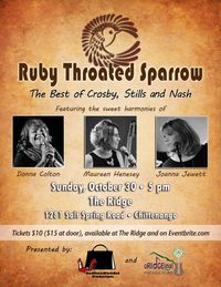 Ruby Throated Sparrow - Music of Crosby, Stills and Nash