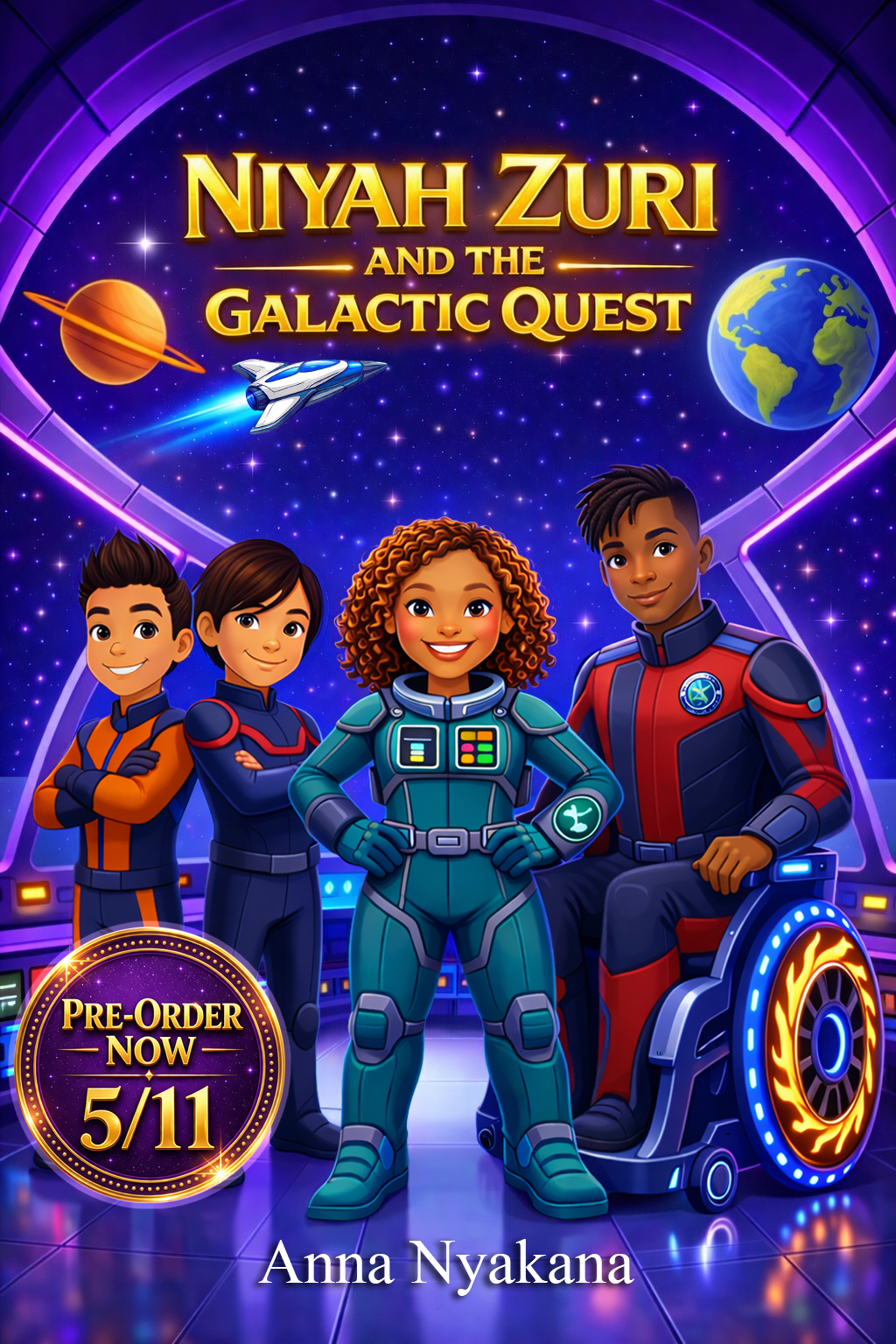 PRE-ORDER: Niyah Zuri & The Galactic Quest (Paperback)  RELEASE DATE: 5/11