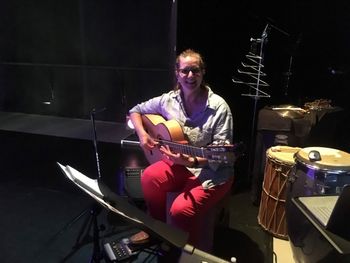 Miss Maria Z 10 of 14 Co - Composer the incredibly talented and wonderfully passionate Maria Zemantauski for the 9 movements that make up the music for AFT.er - We performed some of the movements completely LIVE and some movements we included pre-recorded sound beds
