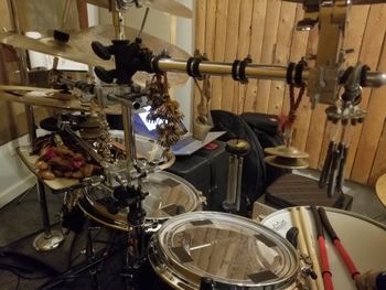 My setup for Side Show Gypsy's LIVE Recording Sessions 5 of 6

