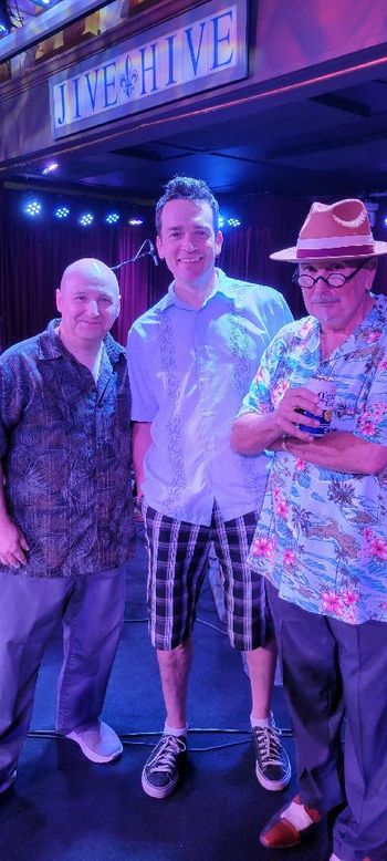 Franklin Micare Trio L to R Me, Chris Osborn, Franklin Micare
