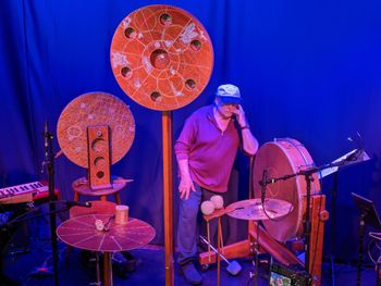 Sidestepping at Greenkill Gallery 18 of 24 Ken Lovelett and his Weather Station Sound Sculpture
