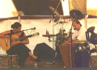 Performing in Duet with the incredible Flamenco Guitarist, Maria Zemantauski

