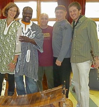 The amazingly gifted pianist / composer Elizabeth Woodbury-Kasius and Heard - EWK, Zorkie Nelson, Me, John Menegon, and Jonathan Greene

