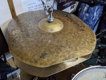 14" Custom Square Stingray Hi Hat View 1

