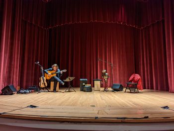 Recital Hall at SUNY Albany for Flamenco Concert with Maria Z La Nina and myself 4 of 5
