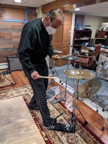 Dominick Gagliano, Amedia VP North American playing my new Custom Amedia Square Stingray Hi Hats - Dark, Trashy simply a unique voice.  Blessed that the Amedia Cymbalsmiths created these for me - PERFECT!!!
