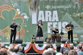 Wonderful concert with Cathie Ryan in one of the most incredible cities in the US Savannah, GA
